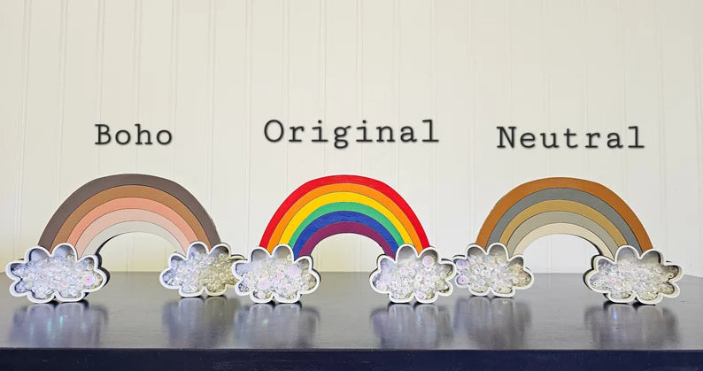 Rainbow Mini Sprinkle Shaker Signs