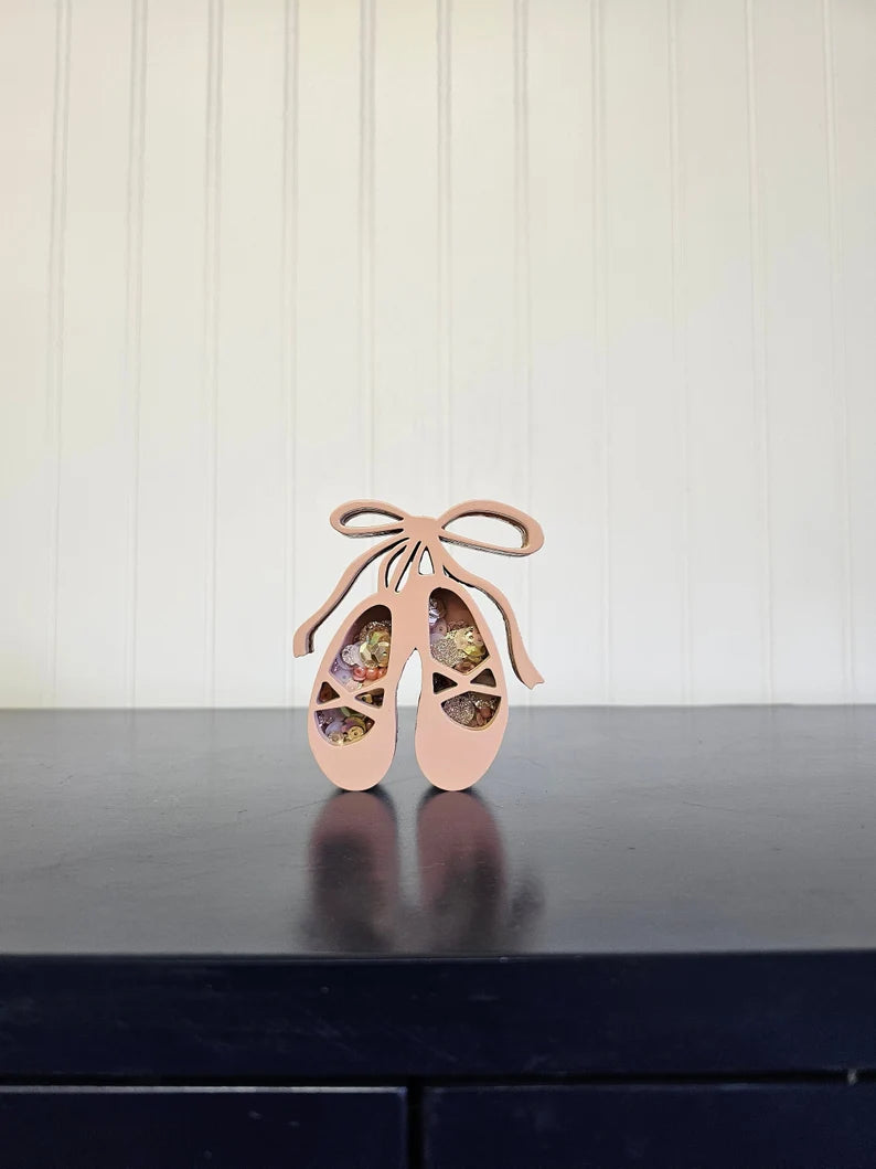 Ballet Slippers Sprinkle Shaker Signs Decor