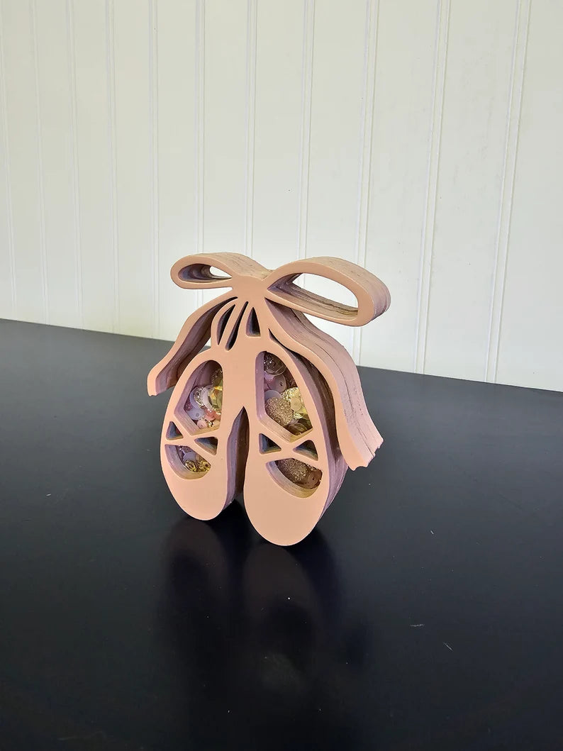 Ballet Slippers Sprinkle Shaker Signs Decor