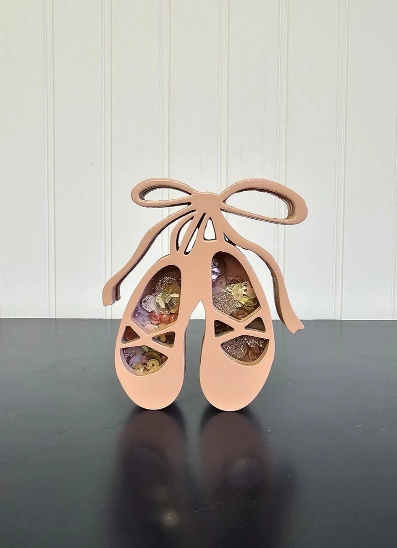 Ballet Slippers Sprinkle Shaker Signs Decor