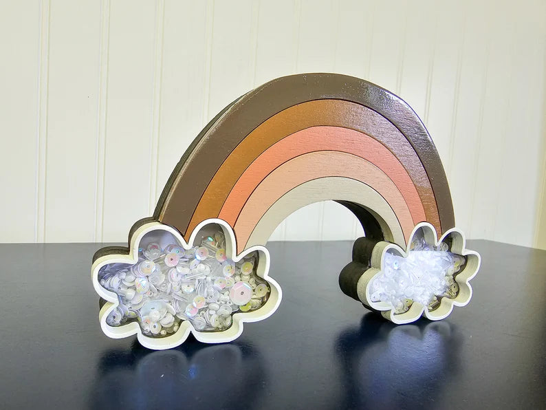 Rainbow Mini Sprinkle Shaker Signs