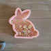Easter Bunny Spring Mini Sprinkle Shaker Sign