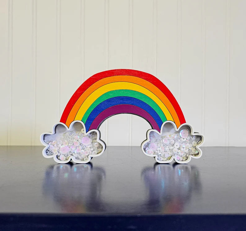Rainbow Mini Sprinkle Shaker Signs