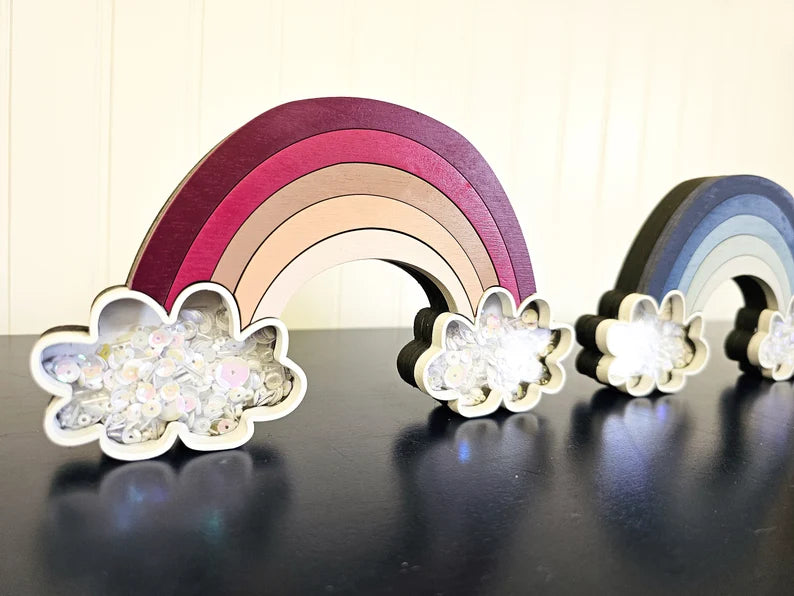 Rainbow Mini Sprinkle Shaker Signs
