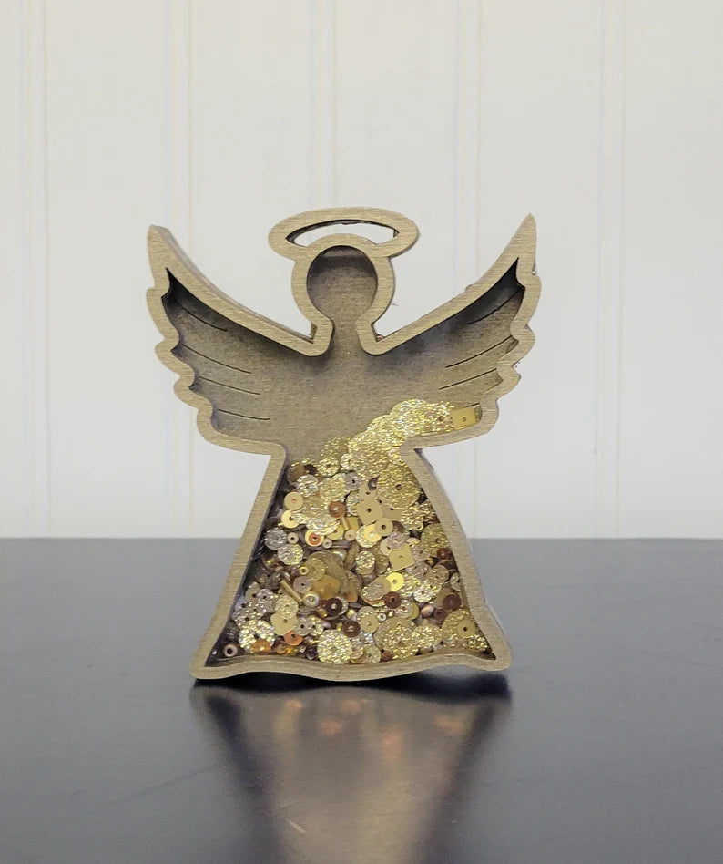 Angel Mini Sprinkle Shaker Sign