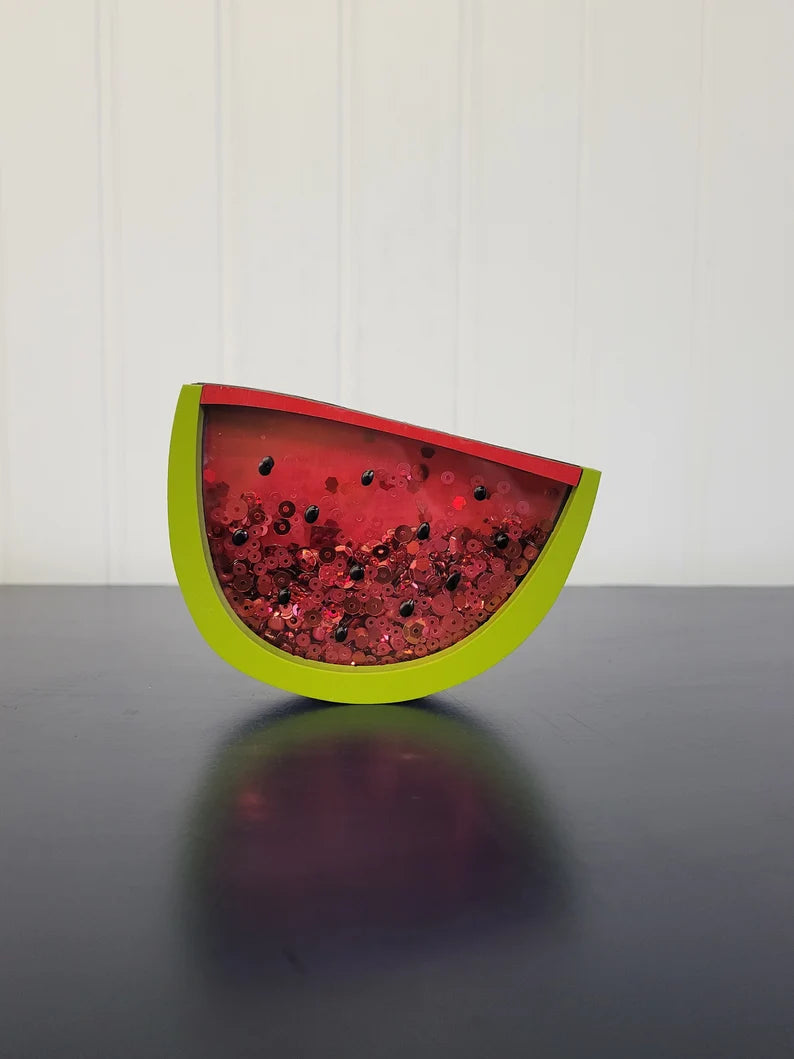 Fruit Apple Lemon Lime Orange Grapes Peach Cherry Pear Strawberry Watermelon Pineapple Mini Sprinkle Shaker Sign