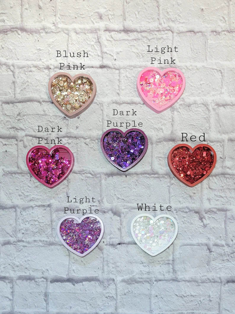 Heart Valentine's Day Mini Sprinkle Shaker Sign