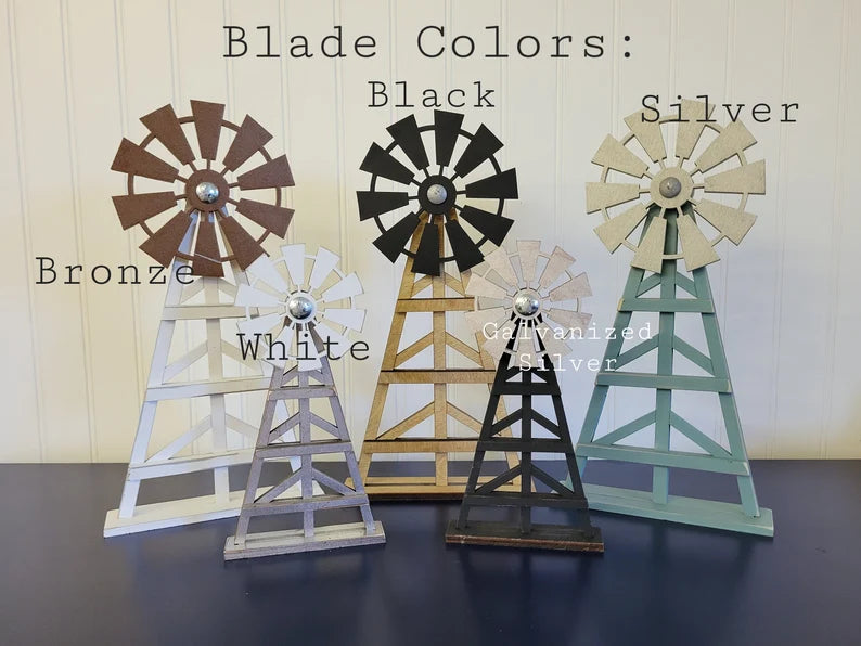 Spinning and Standing Windmill Signs