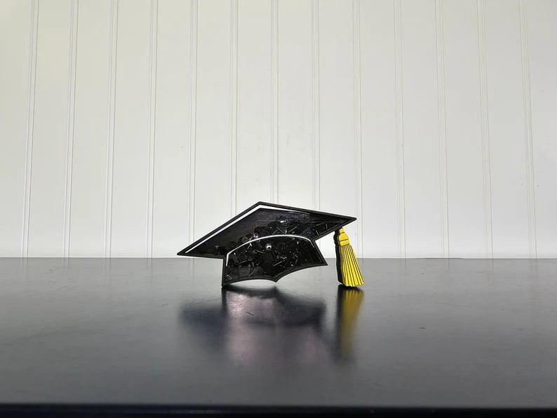 Graduation Hat Cap Sprinkle Shaker Signs Decor