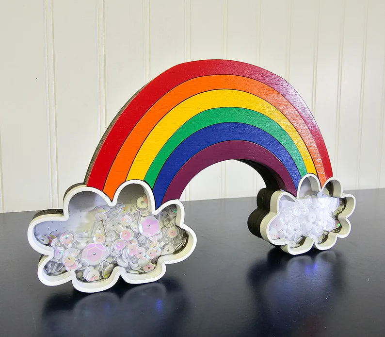 Rainbow Mini Sprinkle Shaker Signs