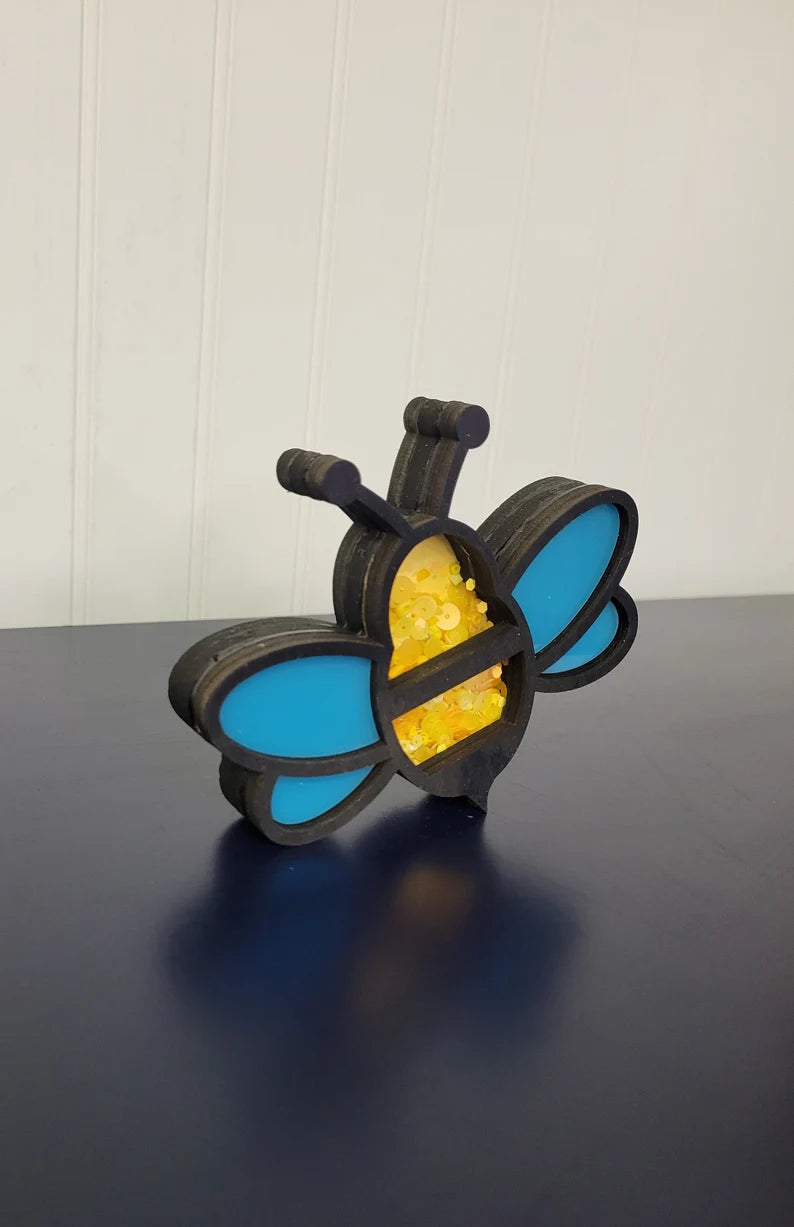 Bumble Bee MINI Sprinkle Shaker Sign
